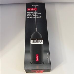 Bodum Black Electric Milk Frother